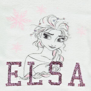 Fluwelen pyjama met opdruk van Elsa de sneeuwkoningin (Disney), voor meisjes. 
