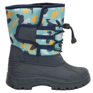 Après-ski velcro imprimé graphique pour bébé garçon 