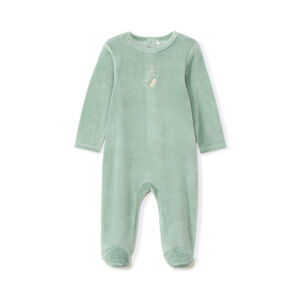 Dors-bien en velours brodé animal pour bébé garçon 