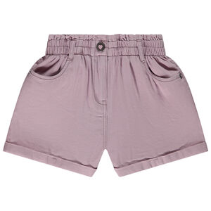 Hoge taille short van fantasiekatoen voor meisjes 