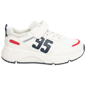 Baskets à chiffres et semelle épaisse pour enfant garçon 