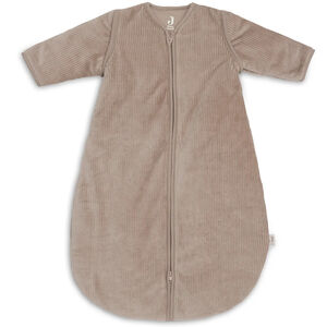 Slaapzak met afritsbare mouwen - Rib Milky Coffee - 110 cm 