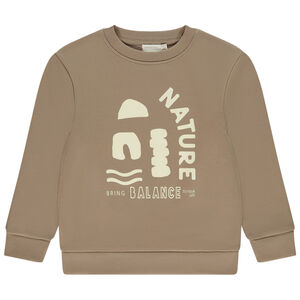 Sweatshirt fleece met fantasieprint voor jongen 