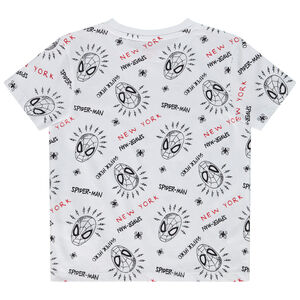 T-shirt manches courtes imprimé Spider-Man Marvel garçon 