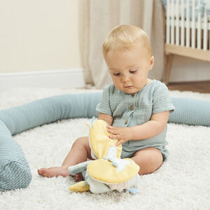 Livre d'éveil en tissu Sally la baleine 