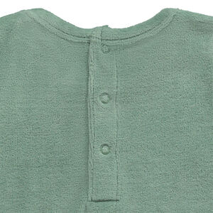 Ensemble 2 pièces en velours et print fantaisie pour bébé garçon 