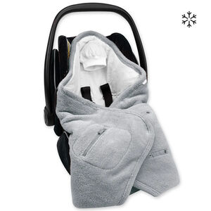 Wikkeldeken Pady Softy + Jersey Grizou 0-12M 