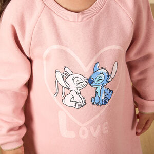 Robe sweat Stitch & Angel Disney pour bébé fille 