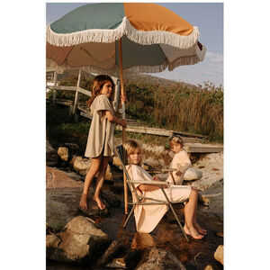 Poncho UV UPF 50+ 3-5 ans Sandy Beach/Peanut Brown 