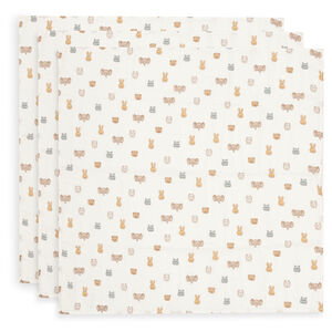 Lange tétra gaze de coton 70x70cm Jollies 3pcs 