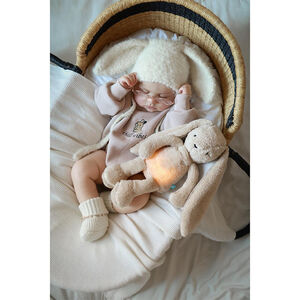 Knuffelkonijn 5-in-1 met natuurlijke warmwaterkruik Beige  