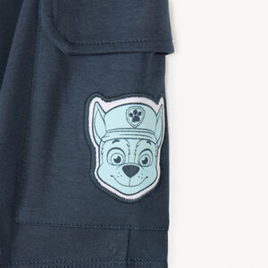 Korte cargo-badge broek van Chase uit Paw Patrol voor jongens 