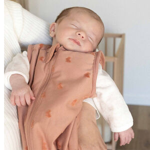 Slaapzak zomer zonder mouwen - Hop - Terracotta - 3/18 M 