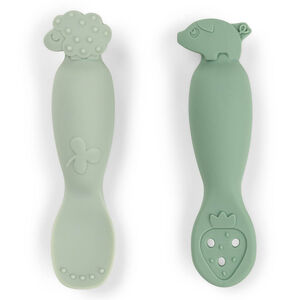 Set de 2 cuillères d’apprentissage Tiny Farm Vert 
