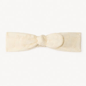 Bandeau van tule met borduureffect voor babymeisjes 