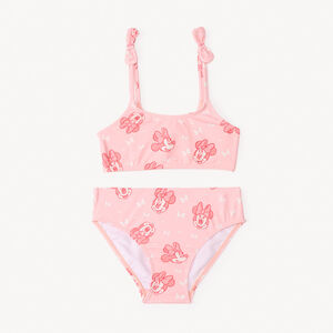 Maillot de bain 2 pièces Minnie (Disney) à nœuds fantaisie pour fille  