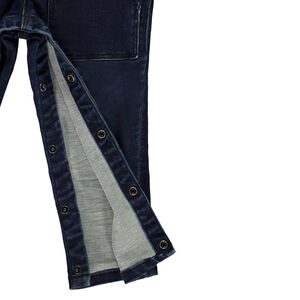 Salopette longue effet jean badge dino pour bébé garçon 