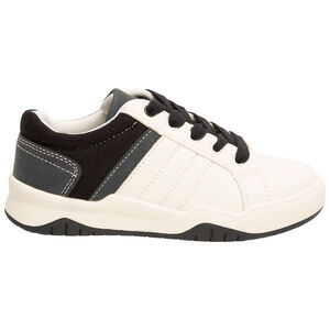 Lage sneakers met veters en inzetten voor jongens 