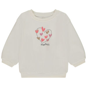 Fleece sweatshirt met fantasieprint voor meisjes 