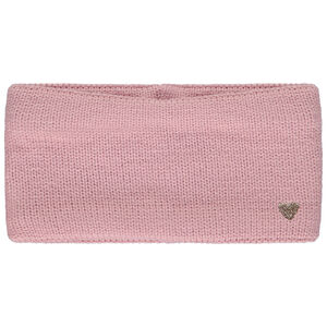 Snood uni en tricot et intérieur polaire avec cœur brodé pour bébé fille 