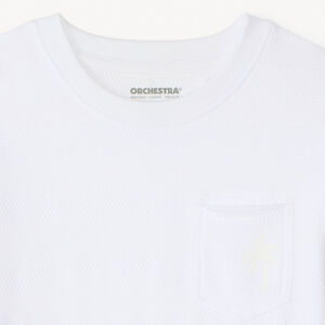 T-shirt van fantasiegaas met palmprint voor jongens 