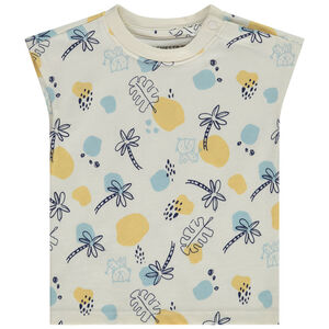 Losse pasvorm t-shirt met fantasieprint voor babyjongens 