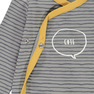 Lot de 7 bodies manches longues en jersey fantaisie pour bébé garçon 