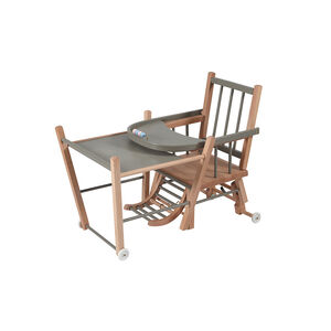 Chaise haute traditionnelle Marcel transformable – Hybride Gris  