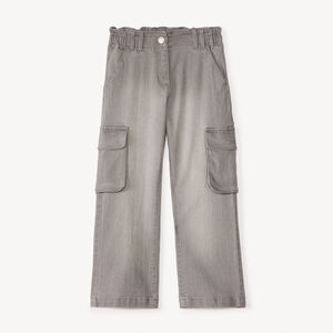 Cargo jeans met wijde pijpen meisjes 