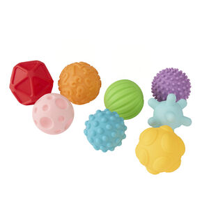 Set de 8 balles sensorielles texturées 