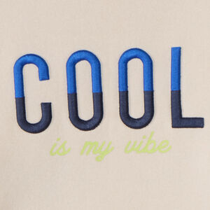 Sweatshirt fleece met borduurwerk voor jongens 