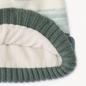 gebreide muts met pompon voor jongens 