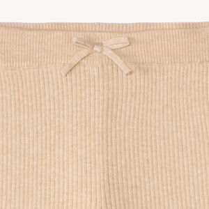 Legging voor meisjes met flare-snits in ribbreisel 