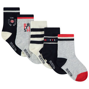 Lot de 5 paires de chaussettes British pour bébé garçon 