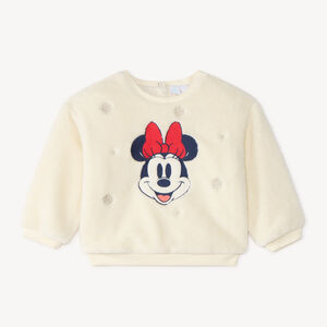 Fleece sweatshirt oversized voor babymeisjes Minnie Disney 