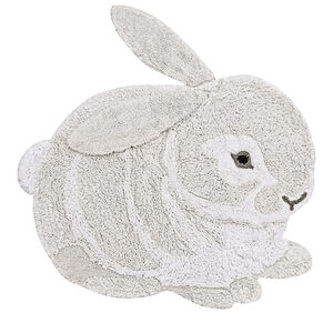 Tapis coton lavable 130X135cm Animal Bunny 