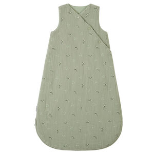 Gigoteuse brodée en double gaze TOG 2 Promenade Bucolique vert 