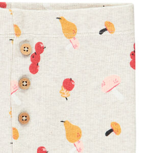 Babylegging van biokatoen voor meisjes met decoratieve print 