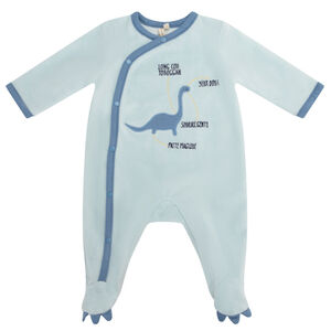 Dors-bien en velours Mes Amis les Dinos pour bébé garçon 