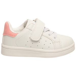 Baskets basses avec lacets et scratch pour fille 