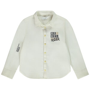Chemise manches longues en coton print Rebel Rider pour garçon 