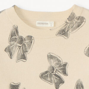 Oversized milano sweatshirt met fantasieprint voor meisjes 