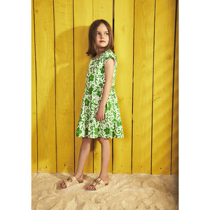 Jurk met korte mouwen en bloemenprint voor meisjes 