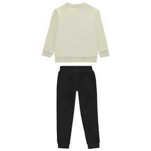 Joggingensemble met fantasie sweatshirt met lange mouwen jongens 