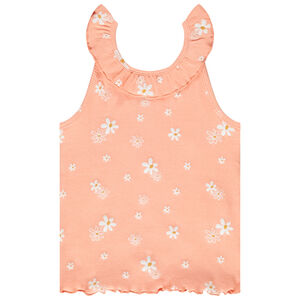 Mouwloze top met fantasieprint voor baby meisjes 