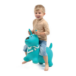 Mijn turquoise springende hond 