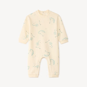 Langere dinosaurusprint jumpsuit voor babyjongen 