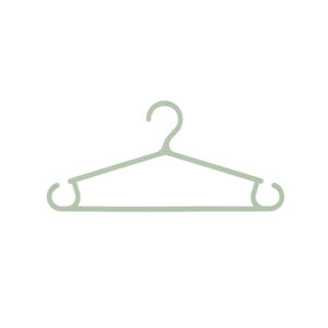 Set van 6 babyhangers - Groen 