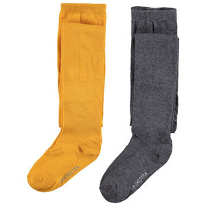 Set van 2 dikke effen panty