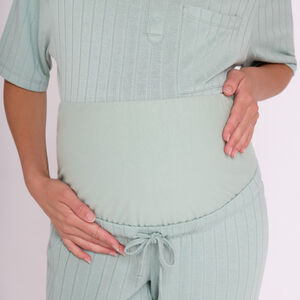 Pantalon de pyjama de grossesse avec bandeau haut 